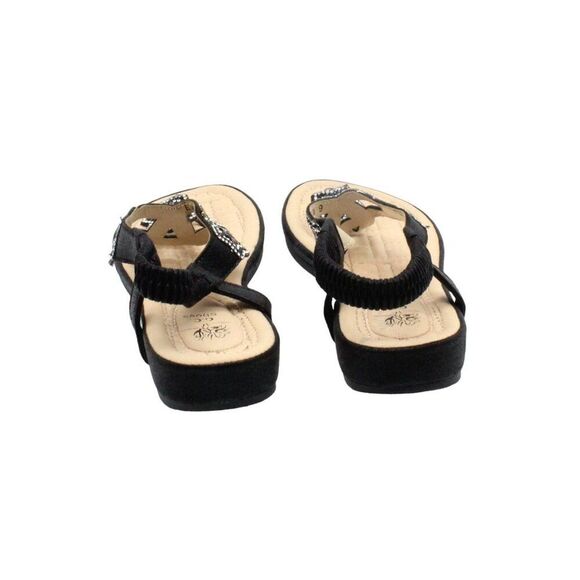 GC SHOES Women Black Sandals - Picture 8 of 8